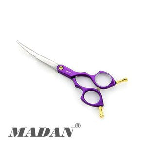 กรรไกรโค้ง Madan 6.25 นิ้ว MA 260C สีม่วง