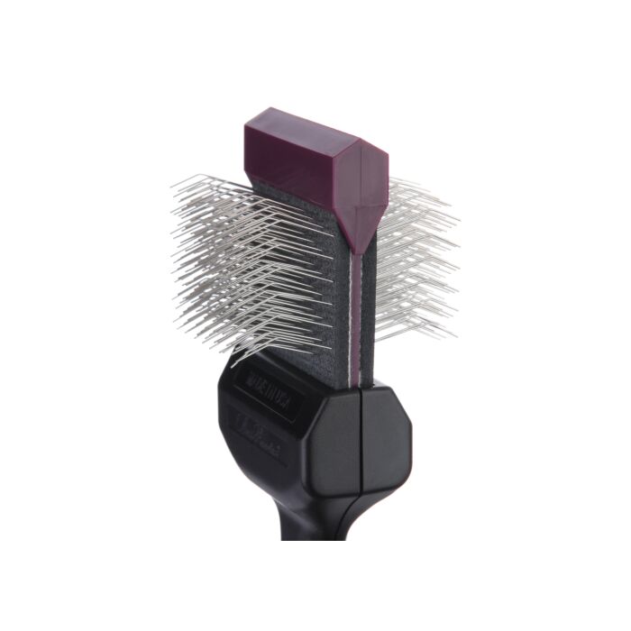 แปรง Les Poochs Slicker Single Firm Purple