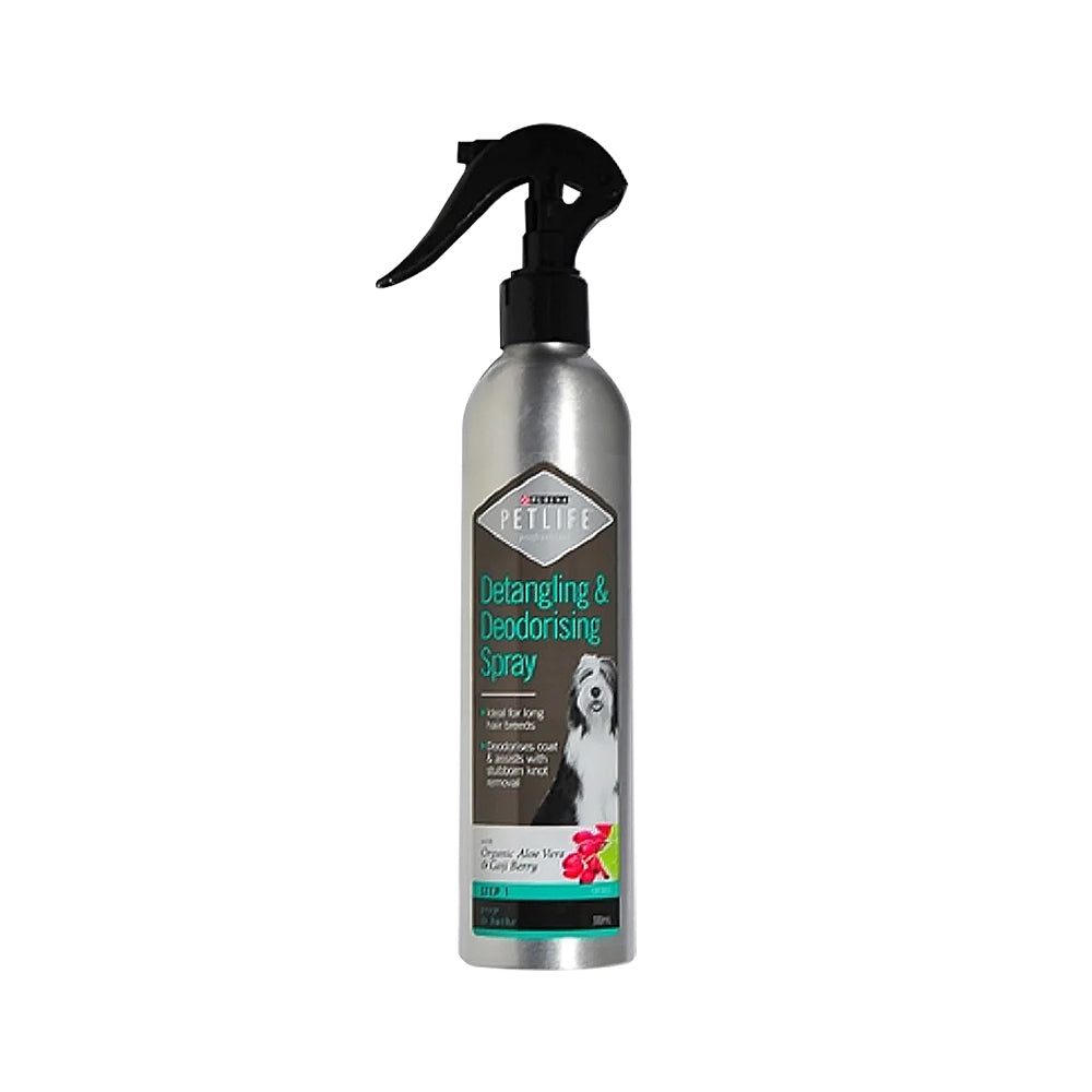 สเปรย์ Petlife Professional Detangling and Deodorising สีเขียว ขนาด 300 ml.