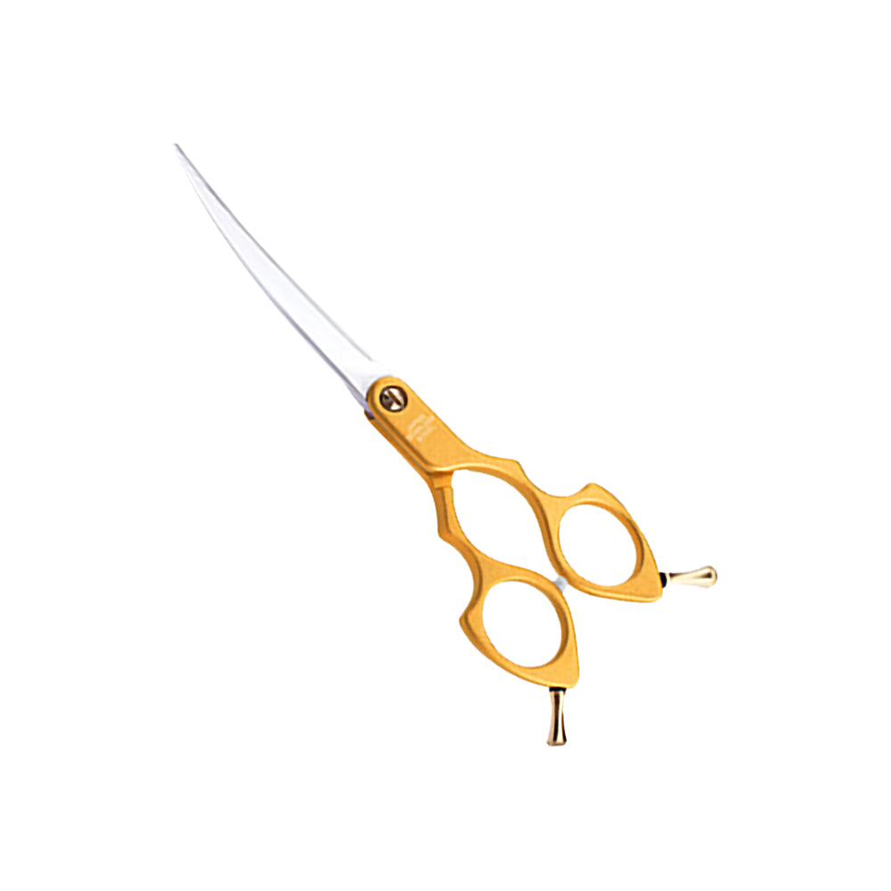 กรรไกรโค้ง Madan 6.25 นิ้ว MA 260C สีเหลือง