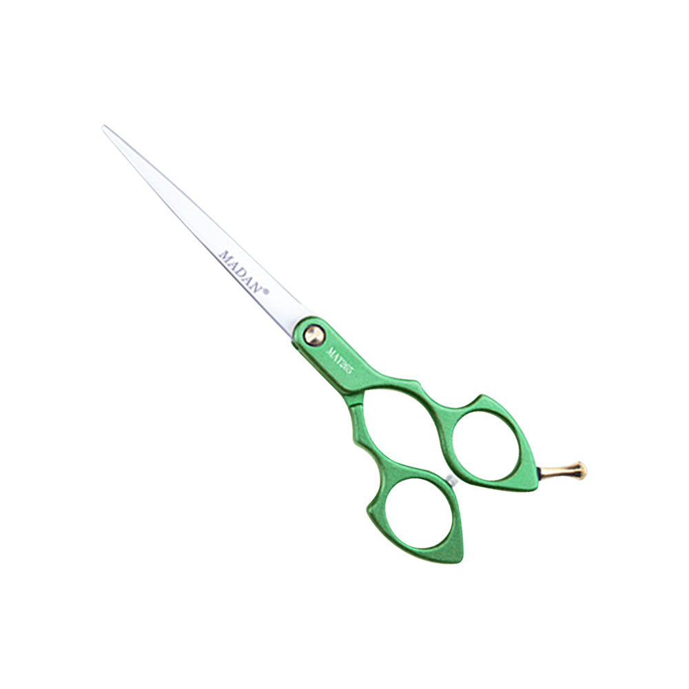 กรรไกรตรง Madan 6.5 นิ้ว MAT 265 สีเขียว