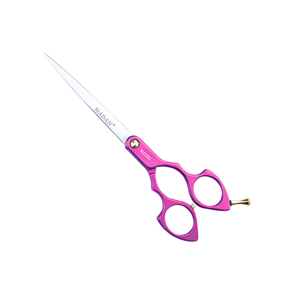 กรรไกรตรง Madan 6.5 นิ้ว MAT 265 สีชมพู