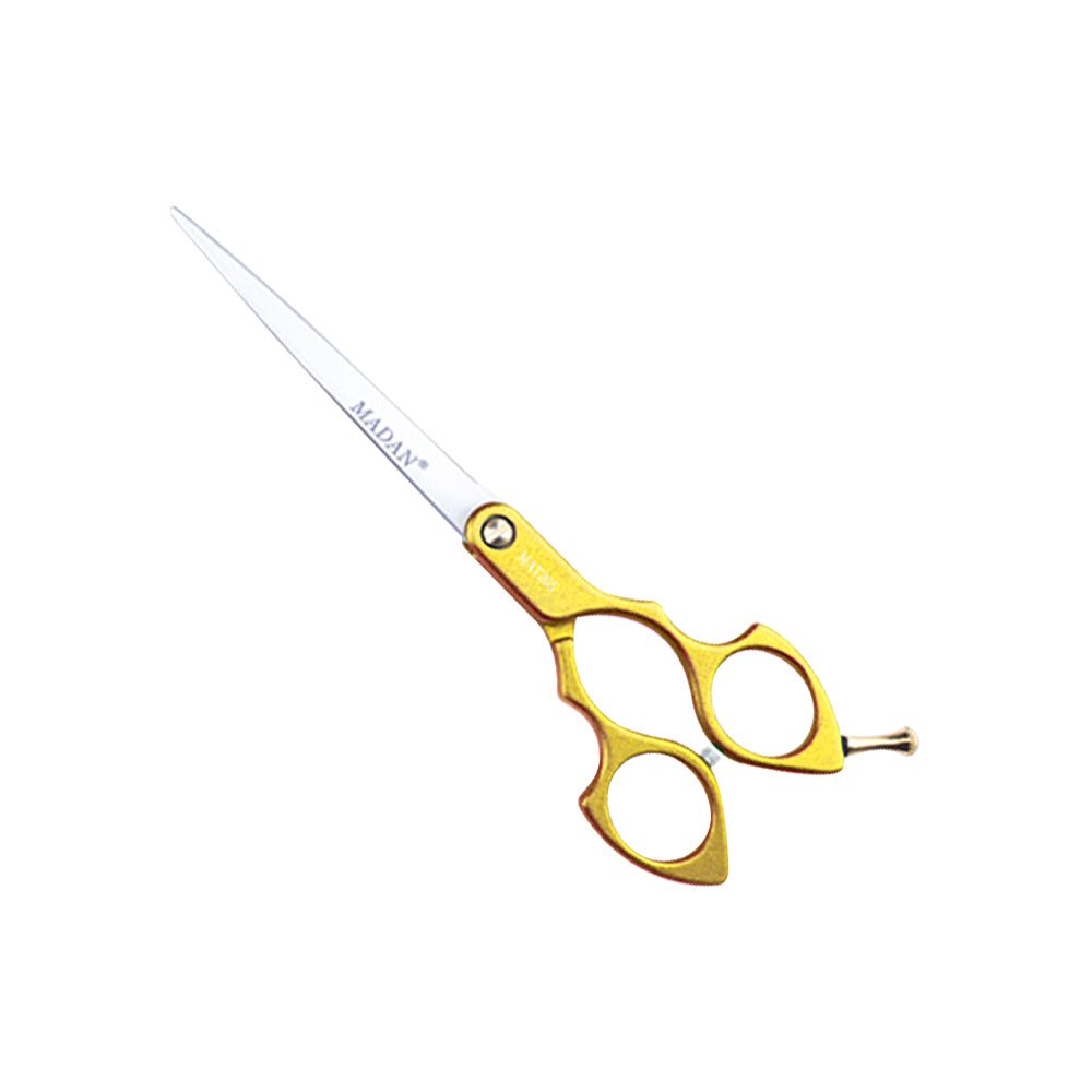 กรรไกรตรง Madan 6.5 นิ้ว MAT 265 สีเหลือง