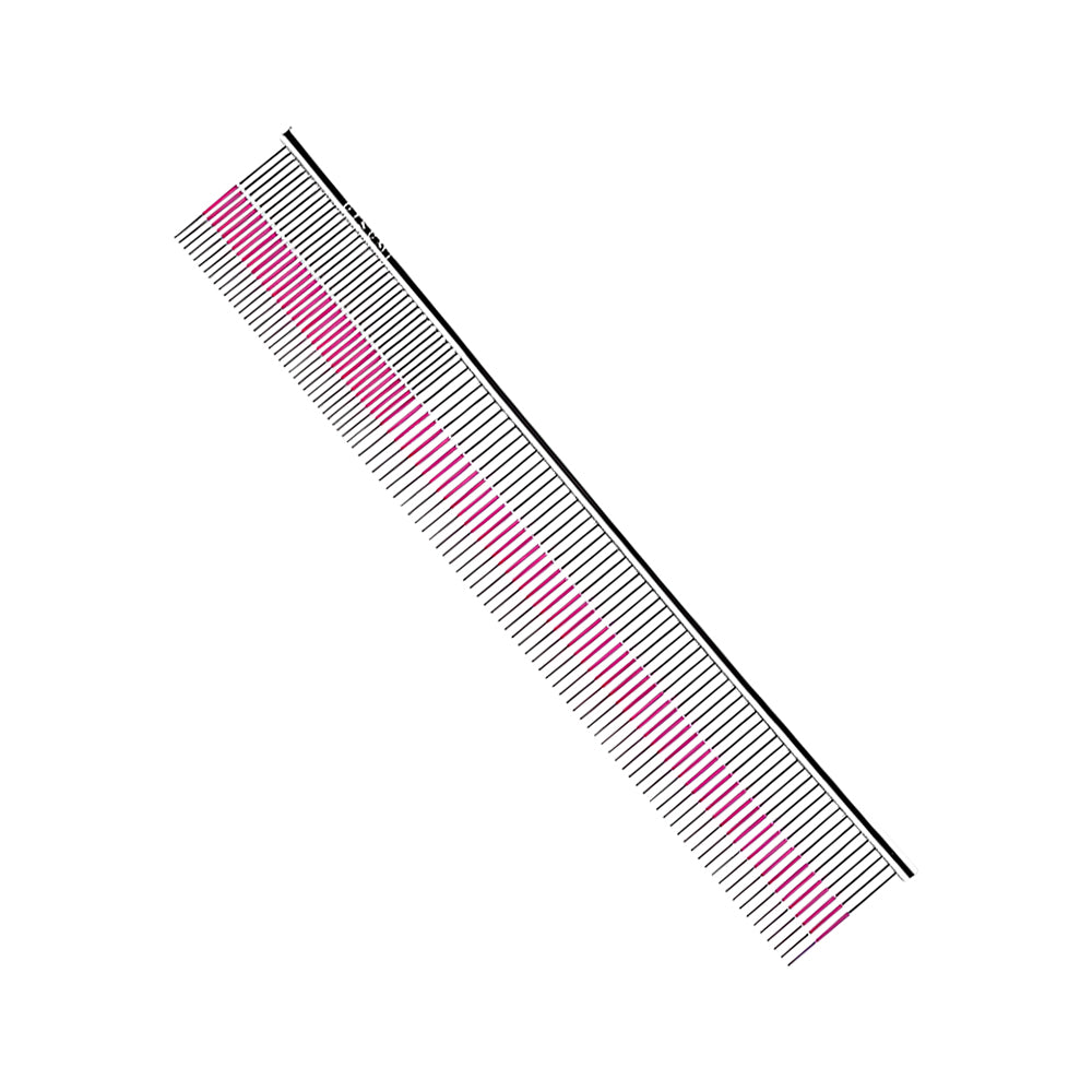 หวี Utsumi U&U Wide Quarter Pink Line ขนาด 23 cm.