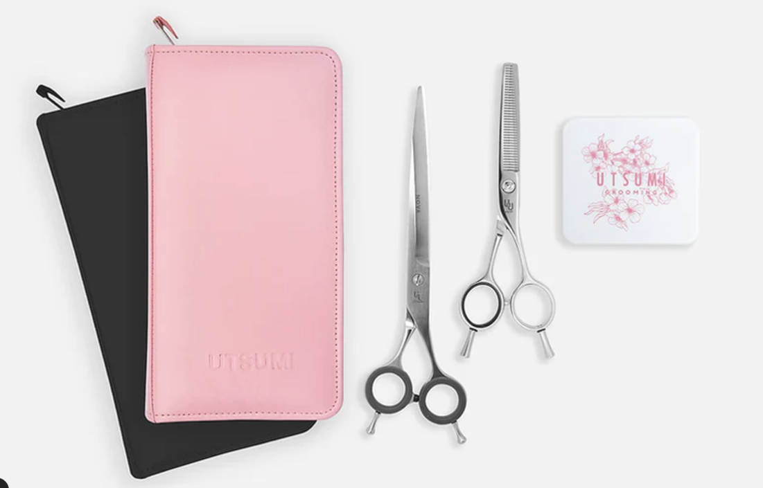 กรรไกรชุด Utsumi Sakura set 8.5B with Black case