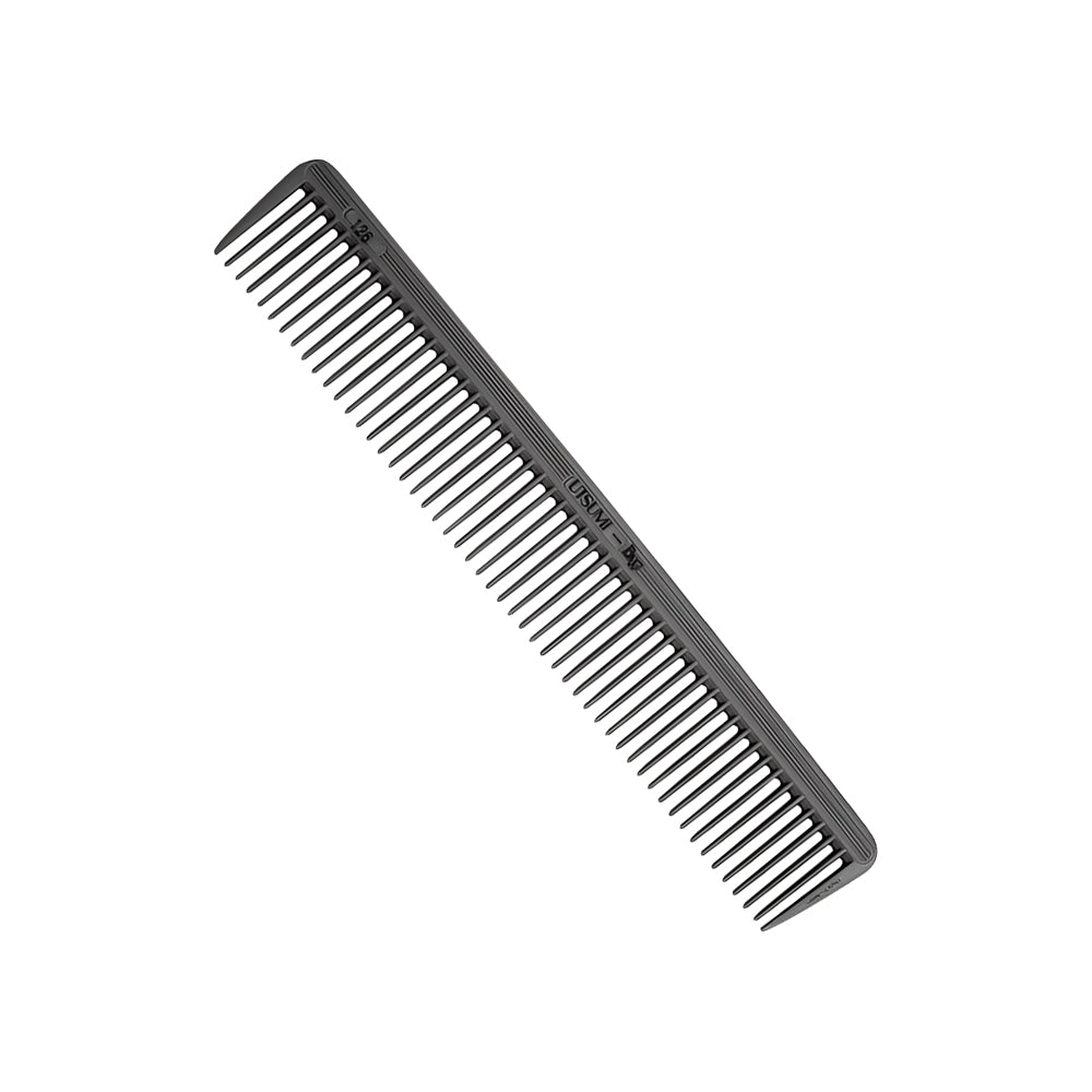 หวี Utsumi BW Carbon Comb ฺBlack NO.126 ขนาด 25 cm.