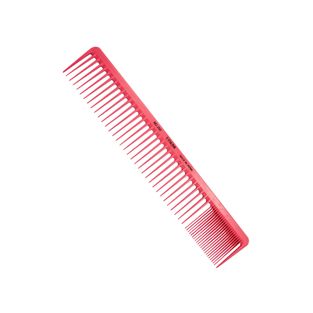 หวี Utsumi BW Carbon Comb Pink NO298 ขนาด 25 cm.