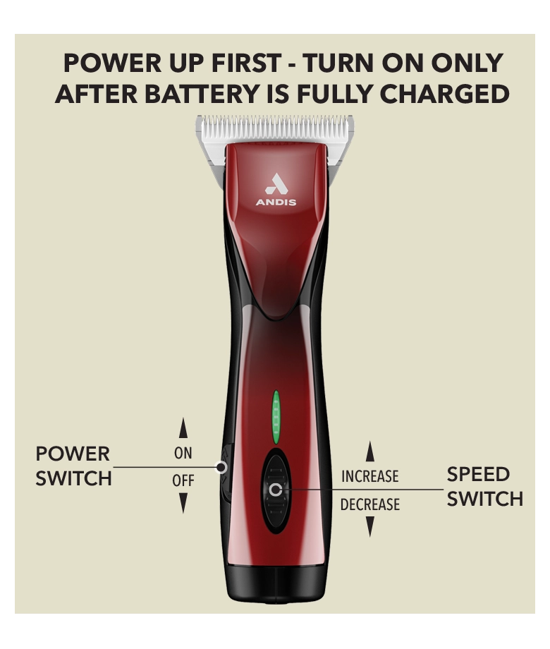 ปัตตาเลี่ยนไร้สาย Andis Pulse ZR® II Clipper w/#30W Wide Blade