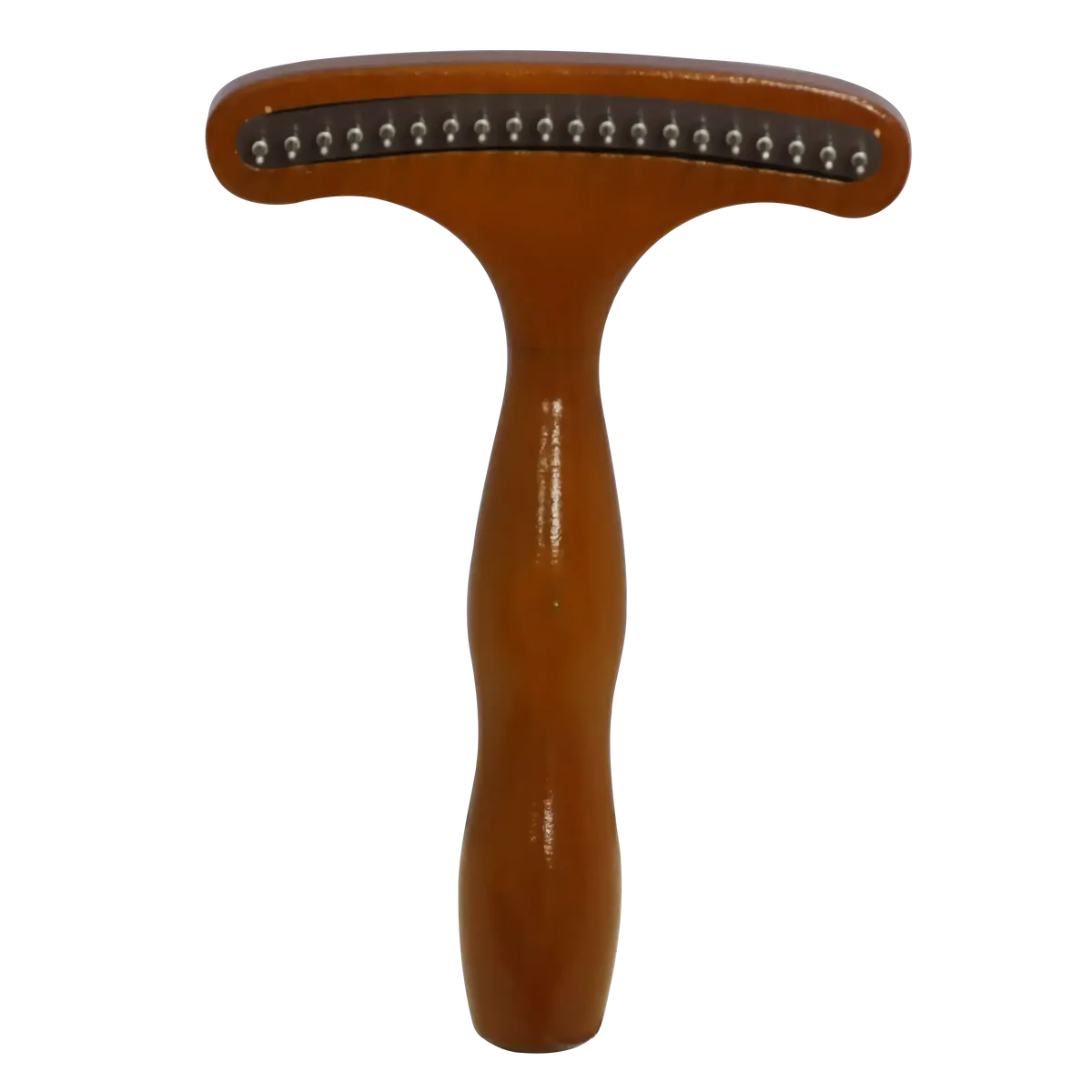 หวีไม้ Kiss Wooden Handle Spike Tooth Rake