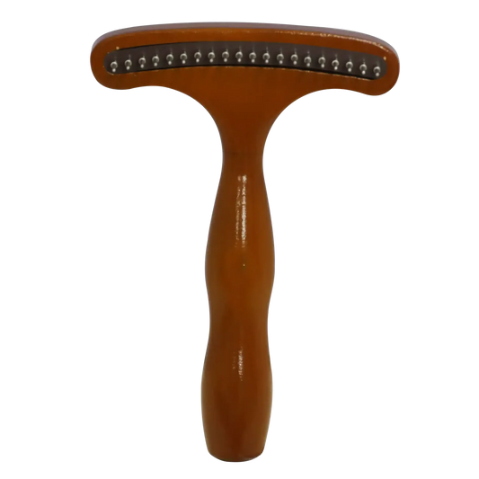 หวีไม้ Kiss Wooden Handle Spike Tooth Rake