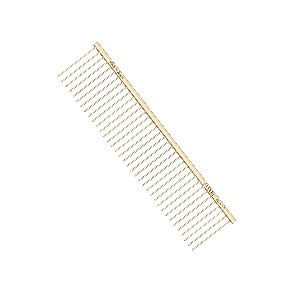 หวี Utsumi Eco Special #1-S Gold Comb ขนาด 19 cm. – Thai Grooming World
