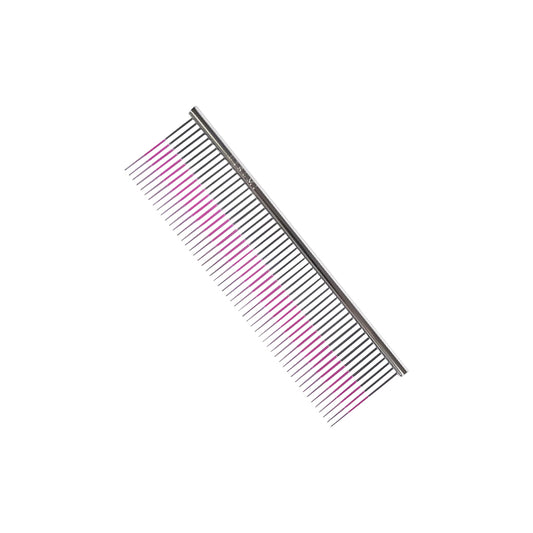 หวี Utsumi U&U Wide Quarter Comb Pink Line ขนาด 13.3 cm.